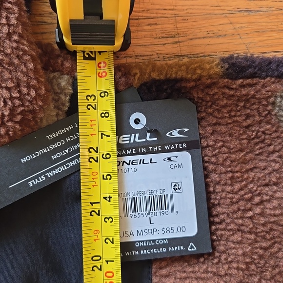 NWT Men’s O'Neill Elevation Super Fleece size Large color Camouflage - Picture 7 of 15